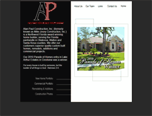 Tablet Screenshot of alanpaulconstruction.com